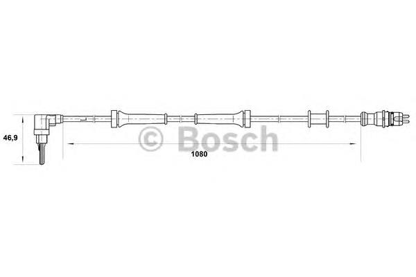 Передній датчик ABS Delphi SS20576