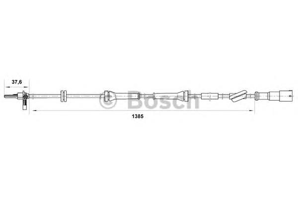 Датчик АБС (ABS) задній Bosch 0265007048 ціна, від 18.22 USD
