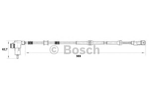 Купити 0265006793 Bosch Датчик АБС (ABS) задній