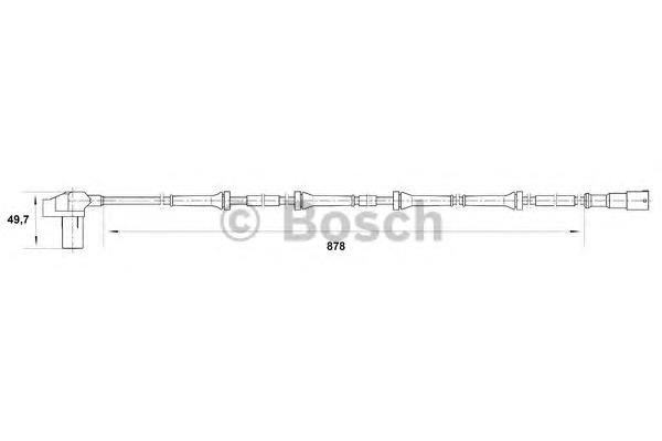 Купити 51467 Bremi Датчик АБС (ABS) задній
