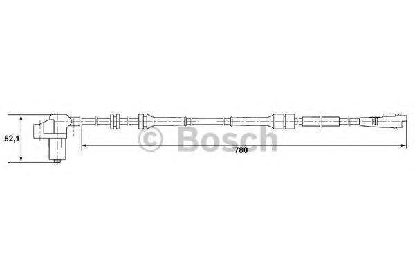 Датчик ABS передній Bosch 0265006730 ціна, від 23.62 USD