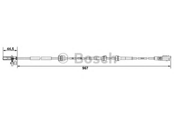 Датчик АБС (ABS) задній Bosch 0265007789 ціна, від 13.86 USD