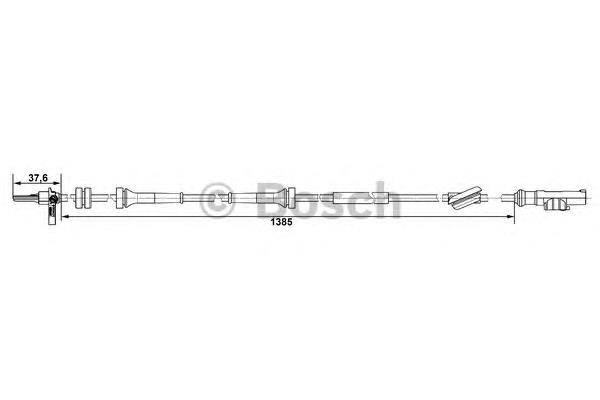 Датчик АБС (ABS) задній Bosch 0265007488 ціна, від 21.29 USD