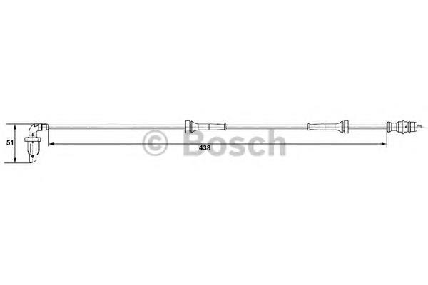 Датчик АБС задній лівий Bosch 0265007583 ціна, від 13.91 USD