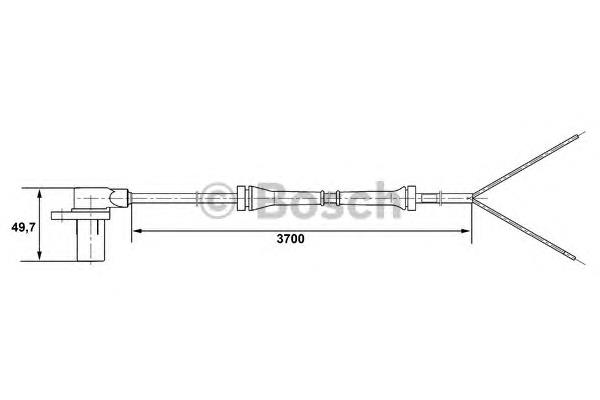 Датчик АБС (ABS) задній 0265006215 Bosch