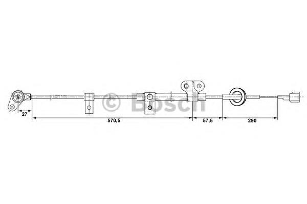 Купити 0265006255 Bosch Датчик АБС (ABS) передній, лівий