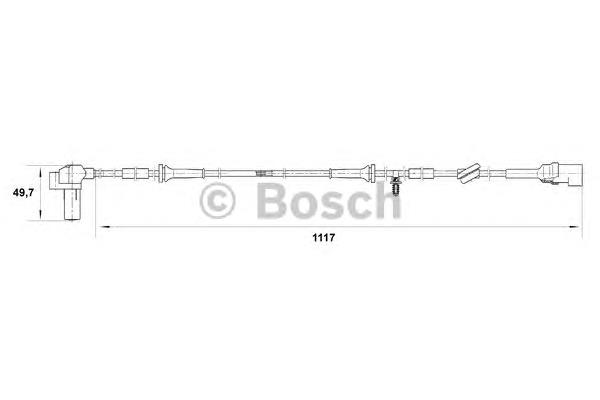 0265006458 Bosch Датчик АБС