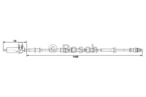 0265006689 Bosch Датчик ABS задній правий