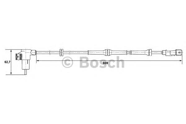 0265006659 Bosch Датчик АБС (ABS) задній