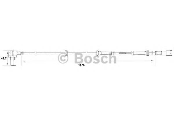 Датчик АБС (ABS) задній, правий 0265006385 Bosch