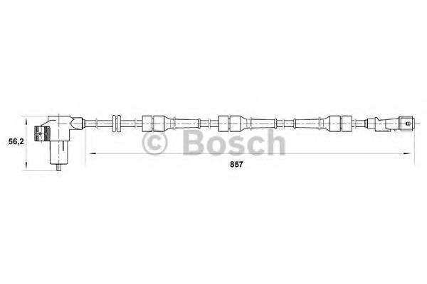 0265006441 Bosch Датчик АБС (ABS) задній