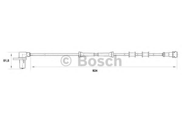 Купити 0265006425 Bosch Датчик АБС (ABS) передній