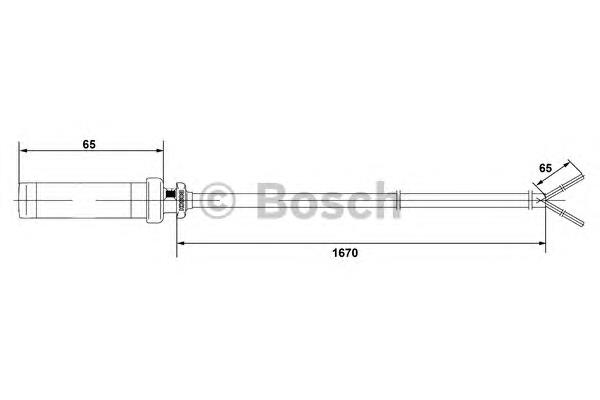 Датчик АБС (ABS) задній 0265004010 Bosch