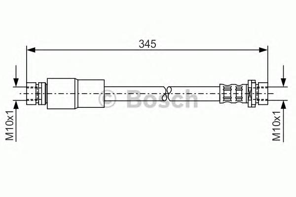 Купити 1987476058 Bosch Гальмівні шланги передні