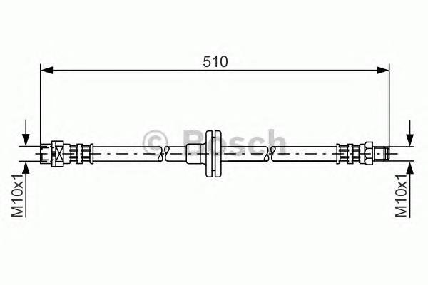 Купити 1987476056 Bosch Гальмівні шланги передні