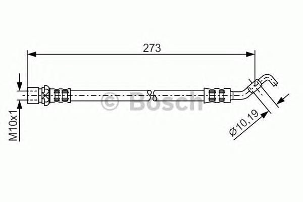 Купити 9094702C50 Toyota Шланг гальмівний задній