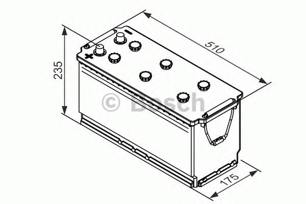 0092T30390 Bosch Авто акумулятор