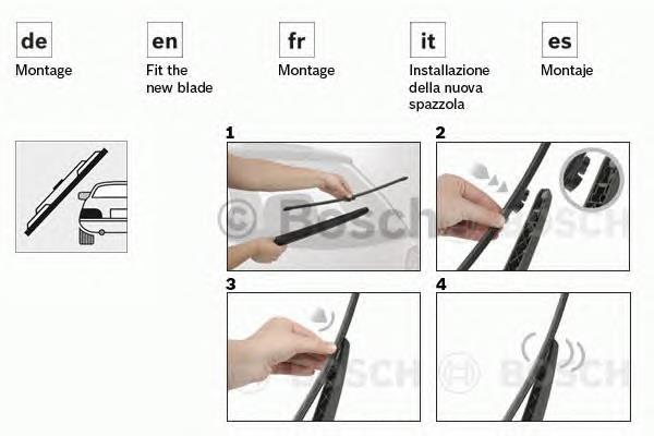 Купити 3397008047 Bosch Щітка задня