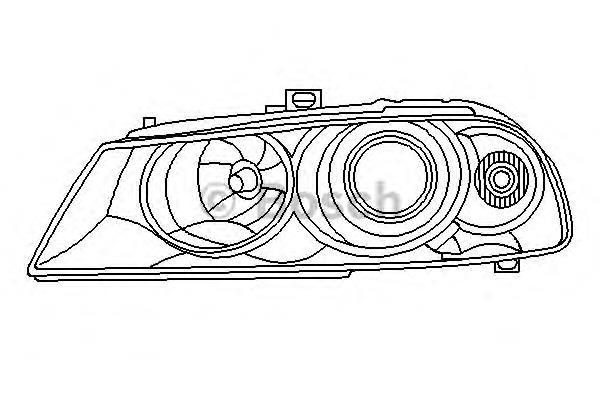 Фара передня права Fiat/Alfa/Lancia 60695651 ціна, від 194.60 USD
