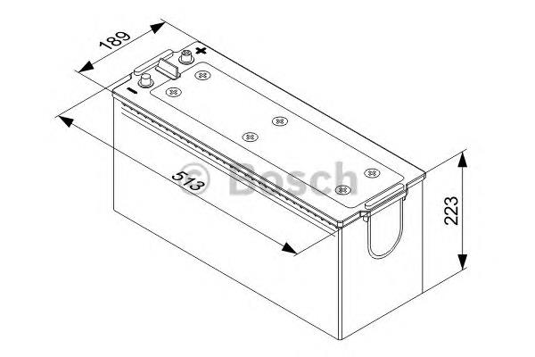 Акумуляторна батарея, АКБ Bosch 0092T40750