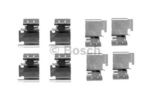 1987474312 Bosch Комплект пружинок кріплення дискових колодок, задніх