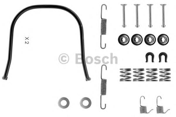 Монтажний комплект задніх барабанних колодок Bosch 1987475095