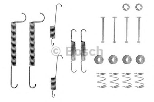 1987475098 Bosch Монтажний комплект задніх барабанних колодок