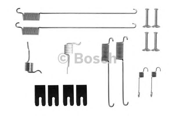 Купити 1987475302 Bosch Монтажний комплект задніх барабанних колодок