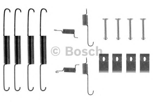 Монтажний комплект задніх барабанних колодок Bosch 1987475168 ціна, від 6.64 USD