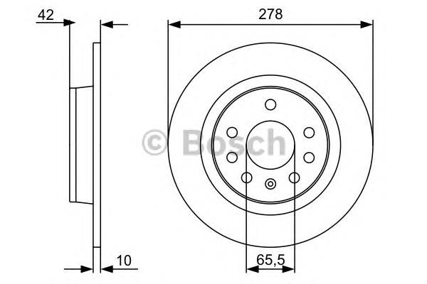 Гальмівні диски 0986479515 Bosch