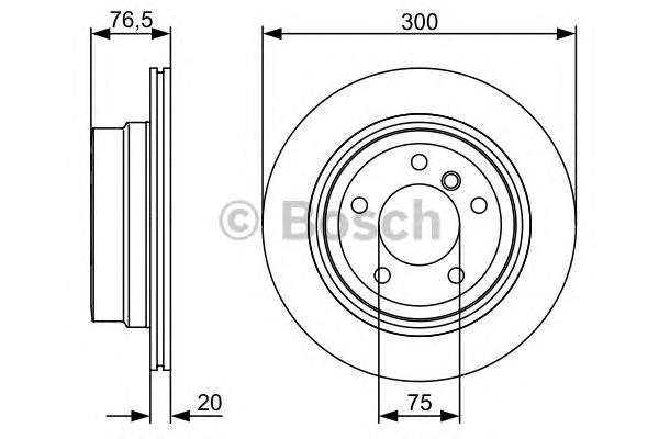 0986479496 Bosch Дискові гальма