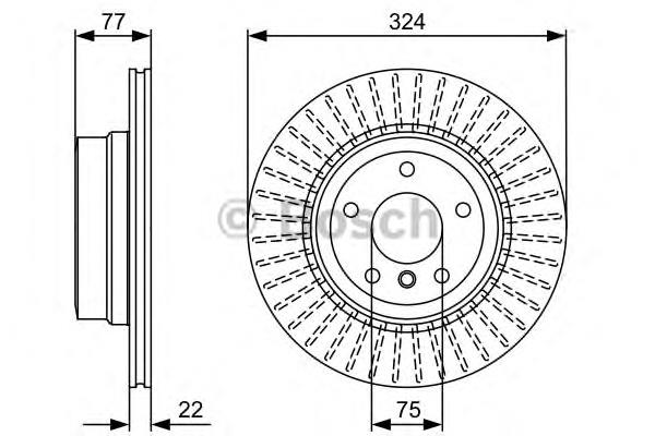 0986479569 Bosch Дискові гальма