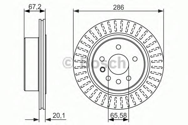 Гальмівні диски 0986479394 Bosch