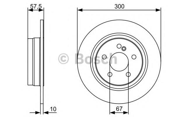 Гальмівні диски 0986479410 Bosch