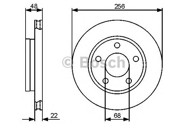 0986479463 Bosch Дискові гальма