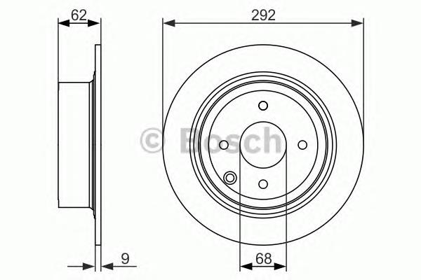Гальмівні диски 0986479742 Bosch