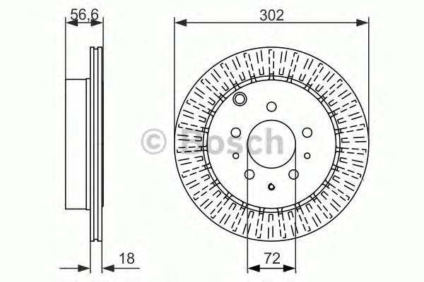 Гальмівні диски 0986479757 Bosch
