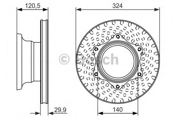 Задні дискові гальма Bosch 0986479600 ціна, від 58.07 USD