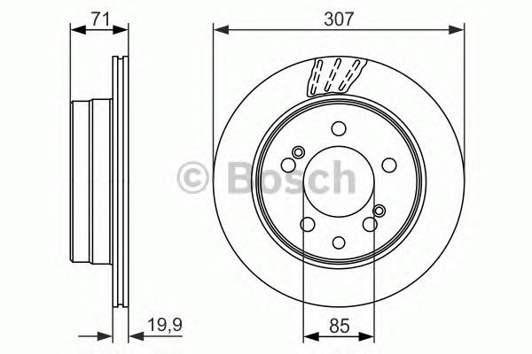 Гальмівні диски 0986479665 Bosch