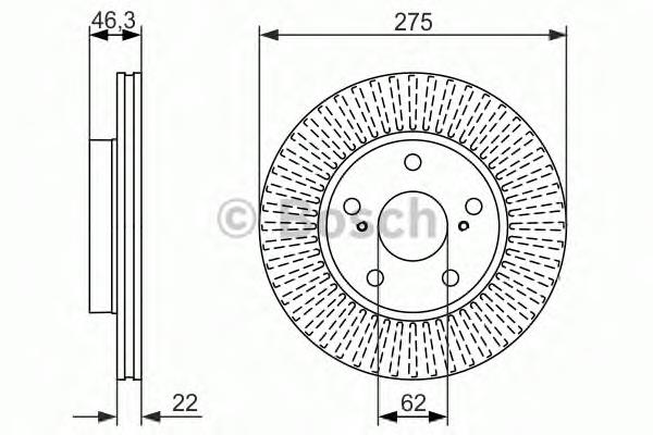 Купити 0986479341 Bosch Ротор гальмівний