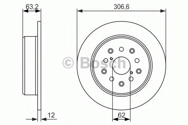 Гальмівні диски 0986479339 Bosch
