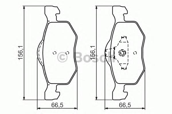 Гальмівні колодки Bosch 0986494361 ціна, від 29.51 USD