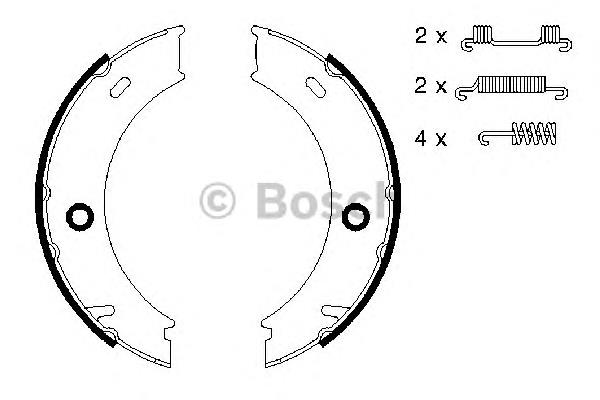 Купити 0986487611 Bosch Гальмівні колодки гальма стоянки