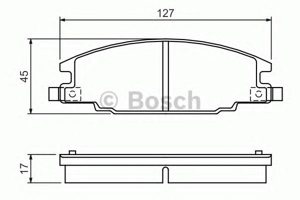 Гальмівні колодки Bosch 0986460960 ціна, від 20.88 USD