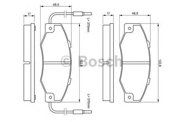 Купити 0986460953 Bosch Колодки гальмівні передні, дискові