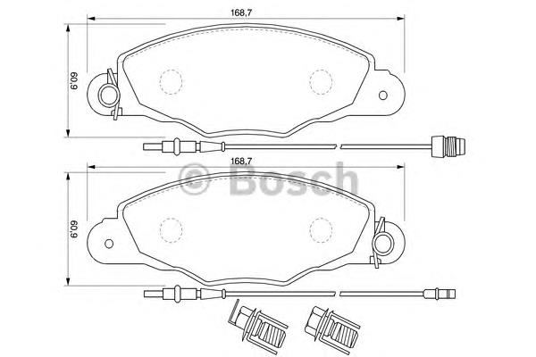 Купити 425184 Peugeot/Citroen Колодки гальмівні передні, дискові