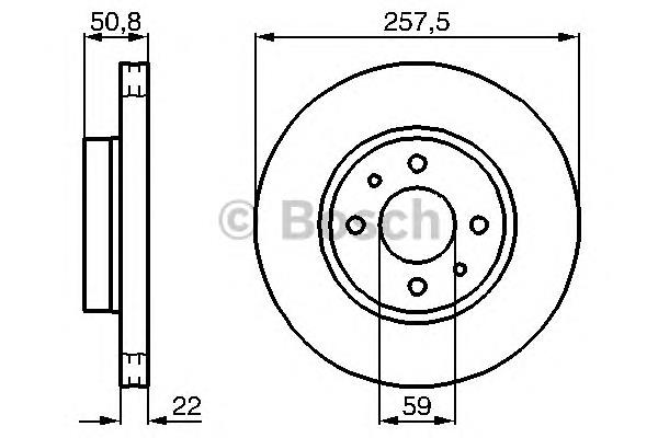 Купити 0986478512 Bosch Ротор гальмівний