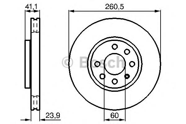 Купити 0986478730 Bosch Ротор гальмівний