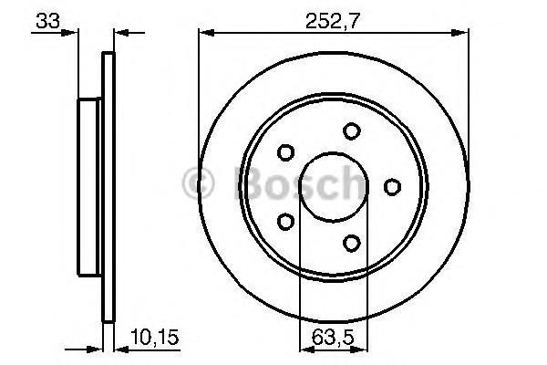 Задні дискові гальма Bosch 0986478196 ціна, від 21.31 USD