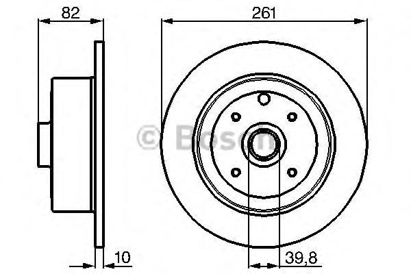 0986478328 Bosch Дискові гальма
